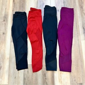 Athleta Solar Small Tall Capri Leggings Lot of 4